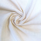 Ember hemp fabric in cream with swirl fold