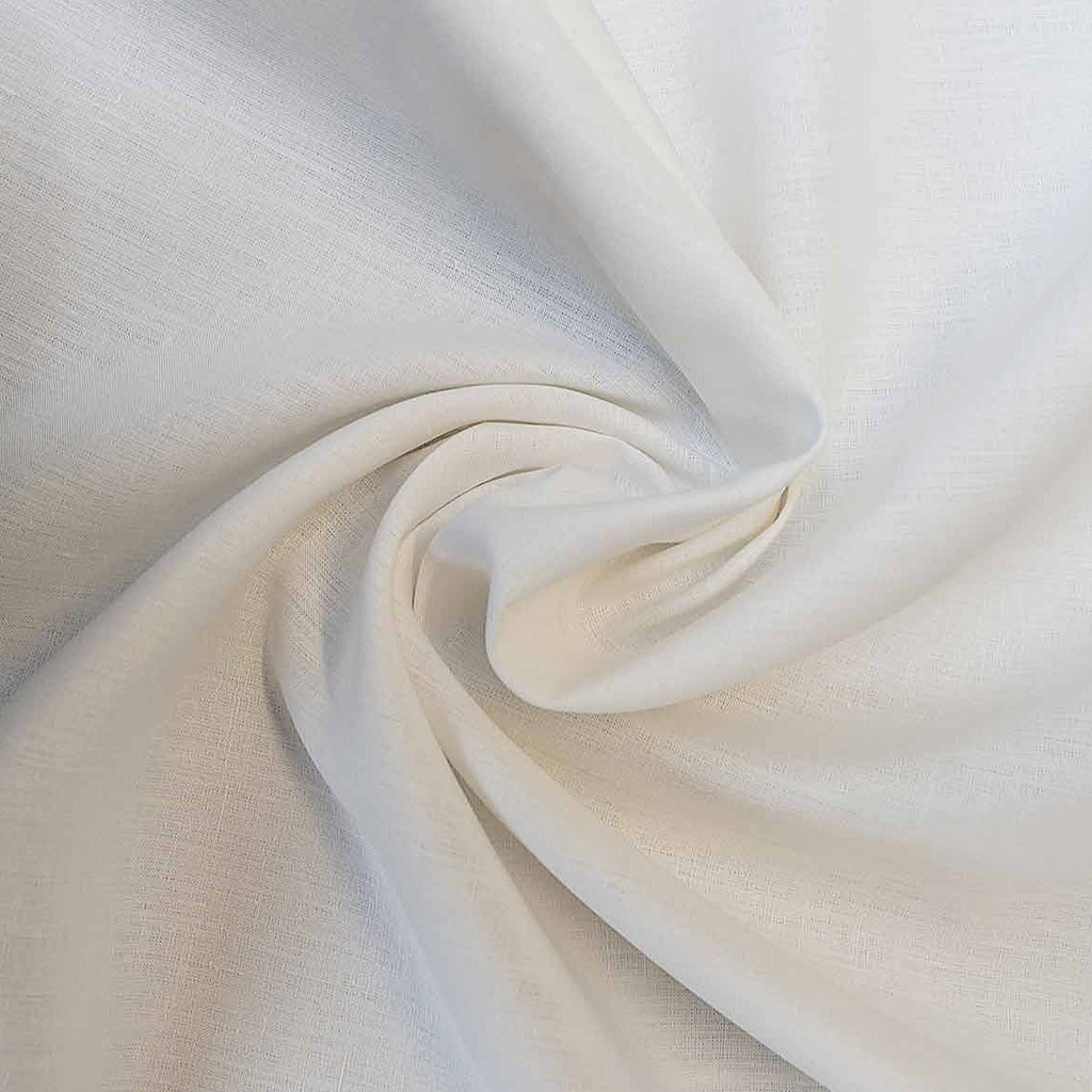 Haze hemp fabric texture detail in ivory