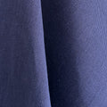 Close-up of Cairn indigo blue hemp twill fabric texture