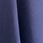 Close-up of Cairn indigo blue hemp twill fabric texture