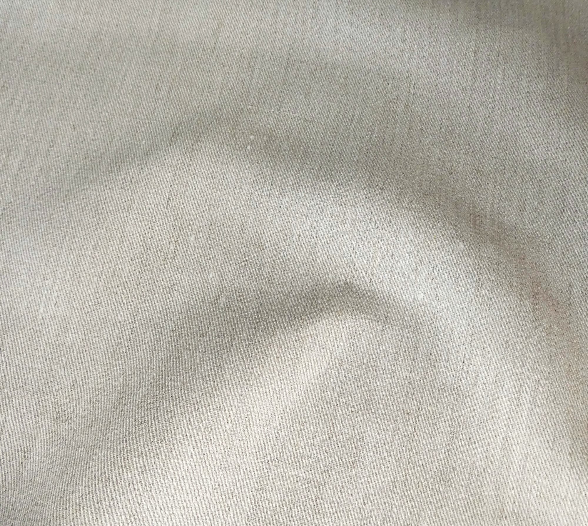 Close-up of Cairn natural hemp sustainable fabric for interiors