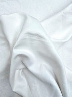 sustainable interiors Esker cord hemp fabric ivory with folds