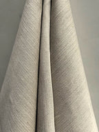 Hampa herringbone weave hemp fabric texture detail in natural