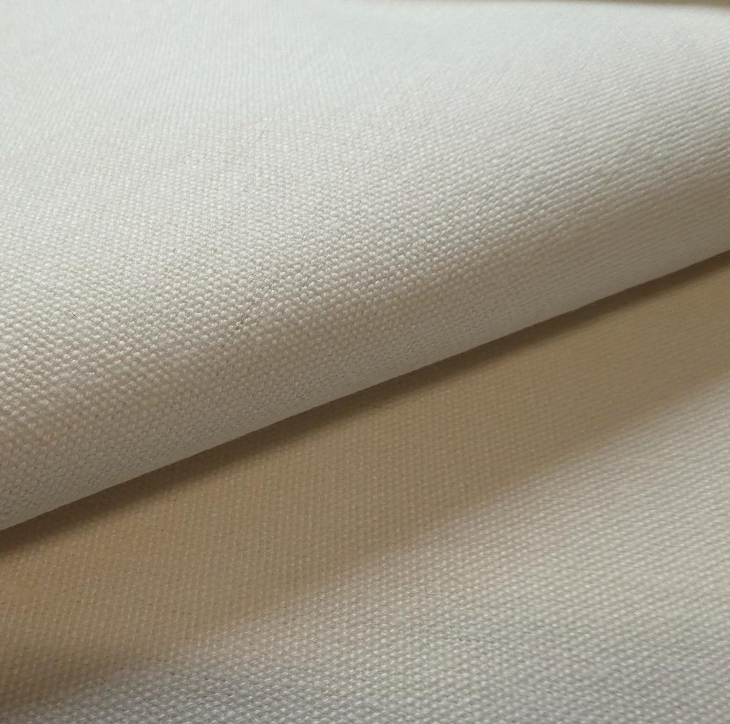 Tarn cream hemp fabric textured canvas