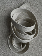 Herringbone hemp natural webbing coil