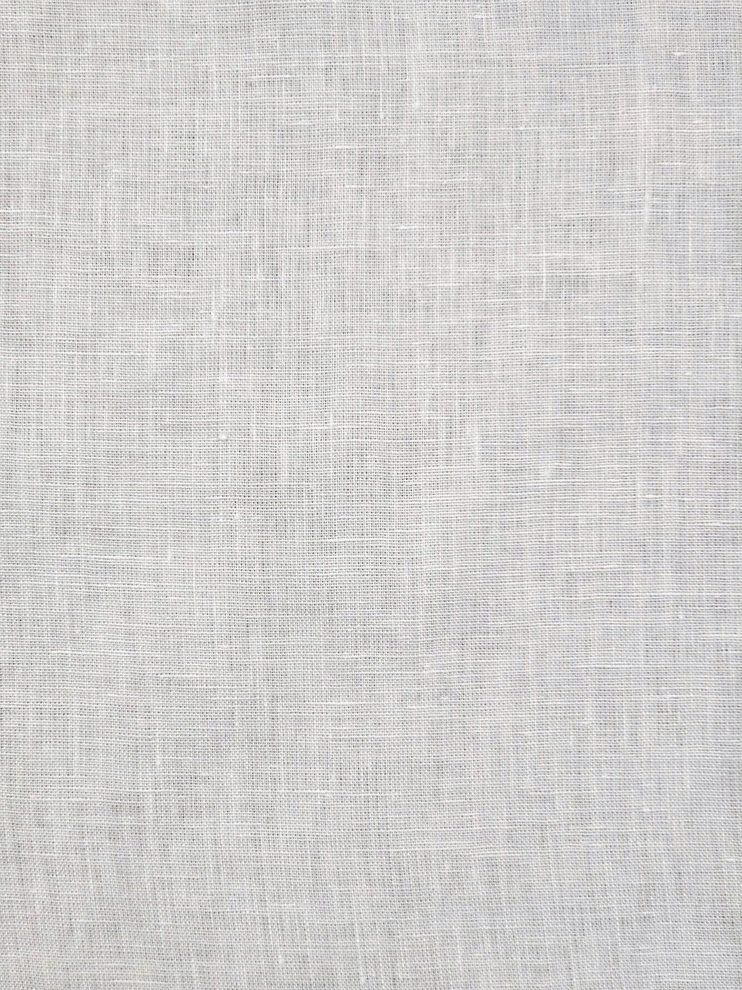 Larch hemp and linen fabric in ivory laid flat