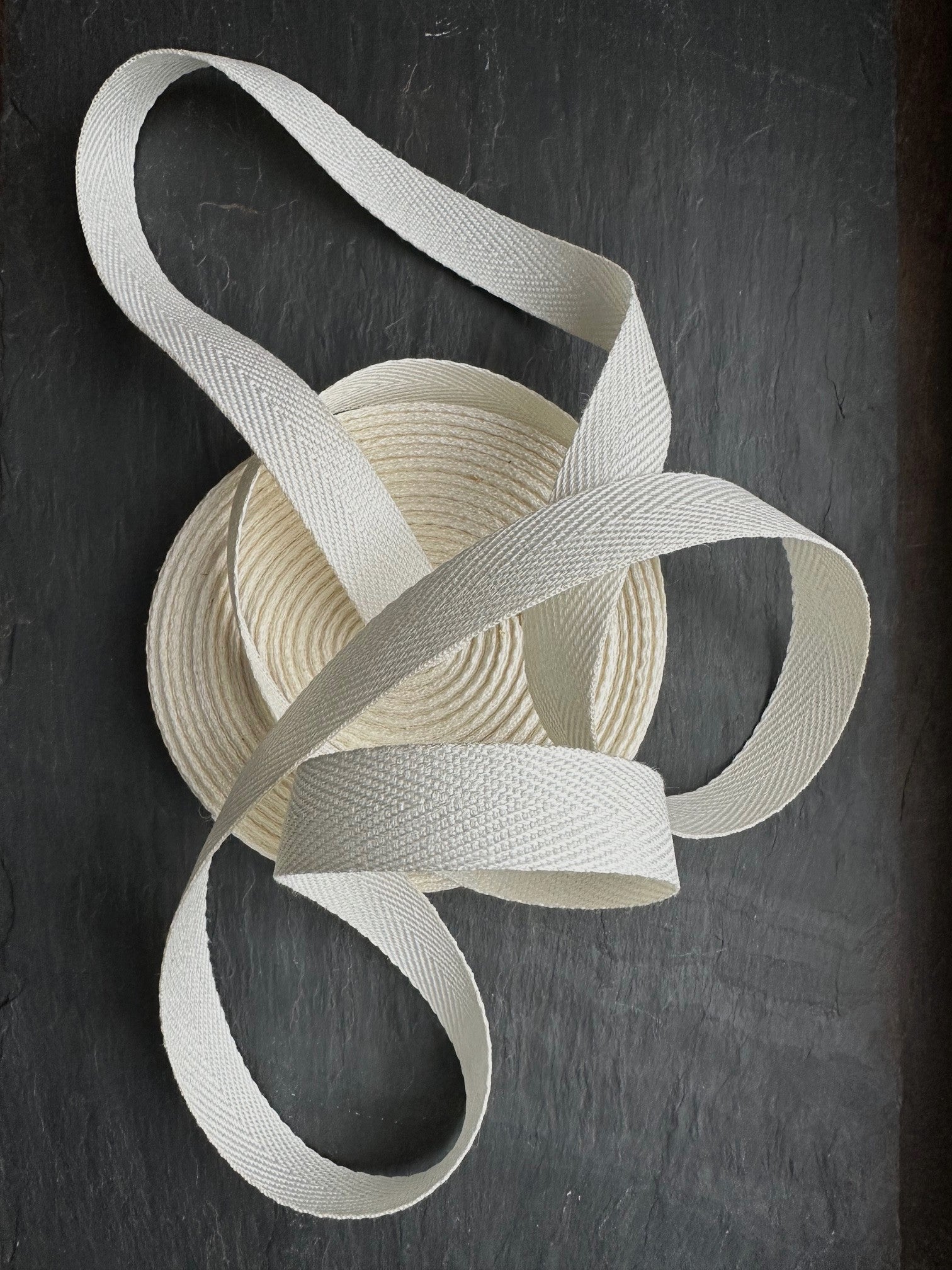 HERRINGBONE TAPE - Ivory