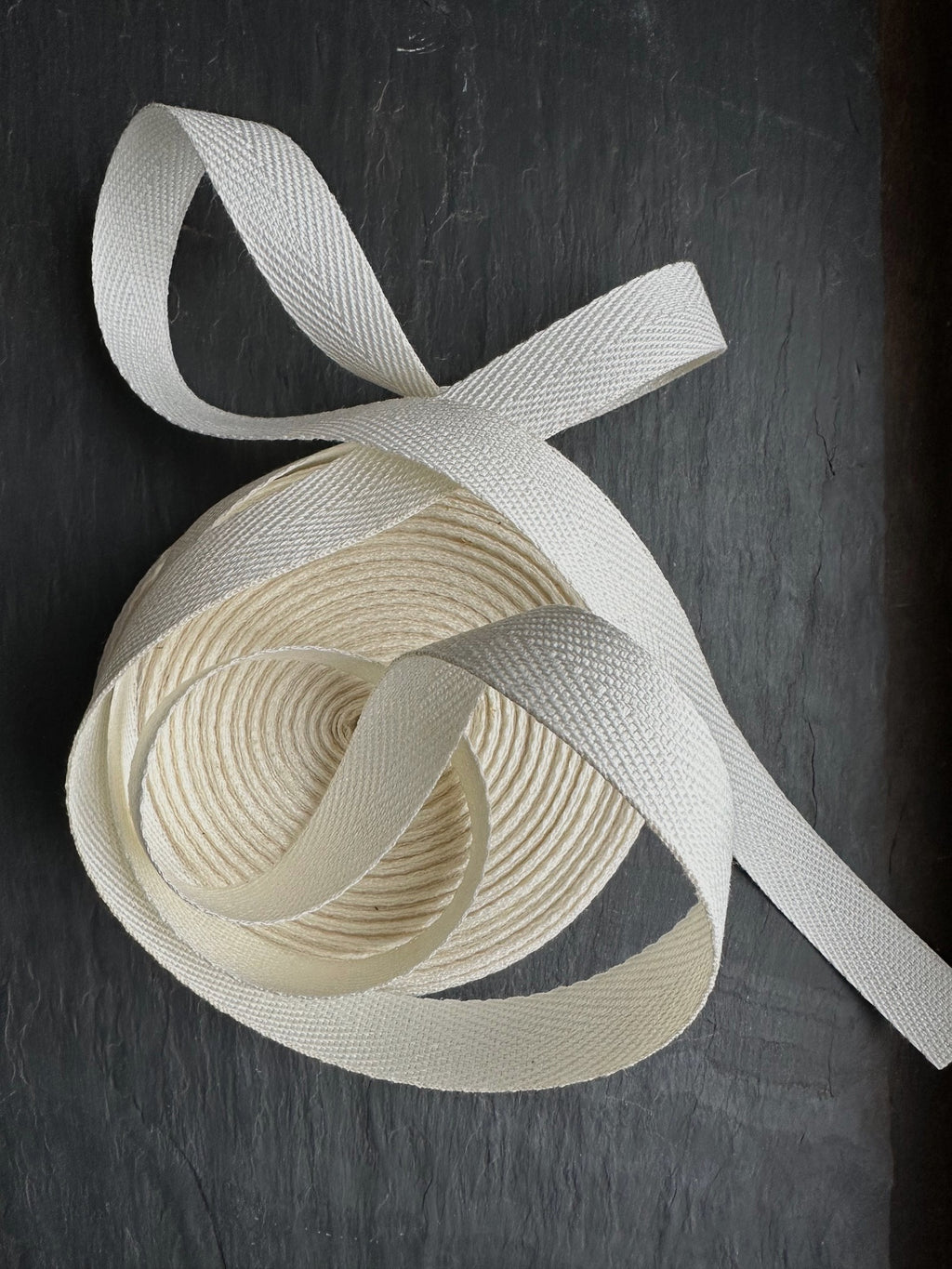 HERRINGBONE TAPE - Ivory