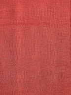 Willow hemp fabric in terracotta laid flat